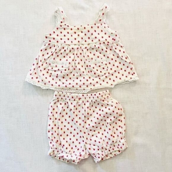 First Impressions Baby Girl Two-Piece Matching Set Dress Bottoms sz 0-3 mo - Picture 1 of 10